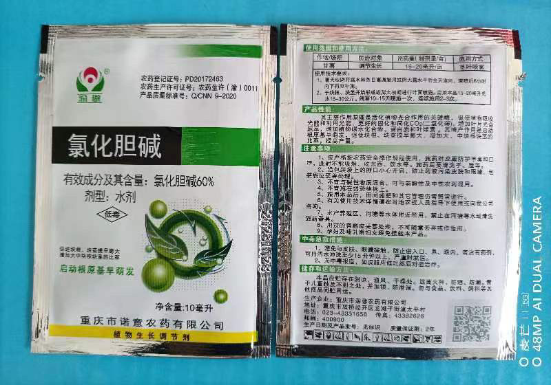 60%氯化胆碱块根茎膨大素大姜萝卜药材马铃暑植物调节剂