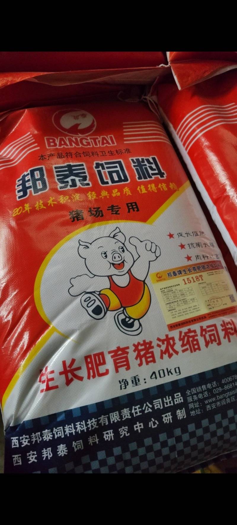 生长育肥猪浓缩饲料1518T，厂家直销育肥猪浓缩饲料猪场