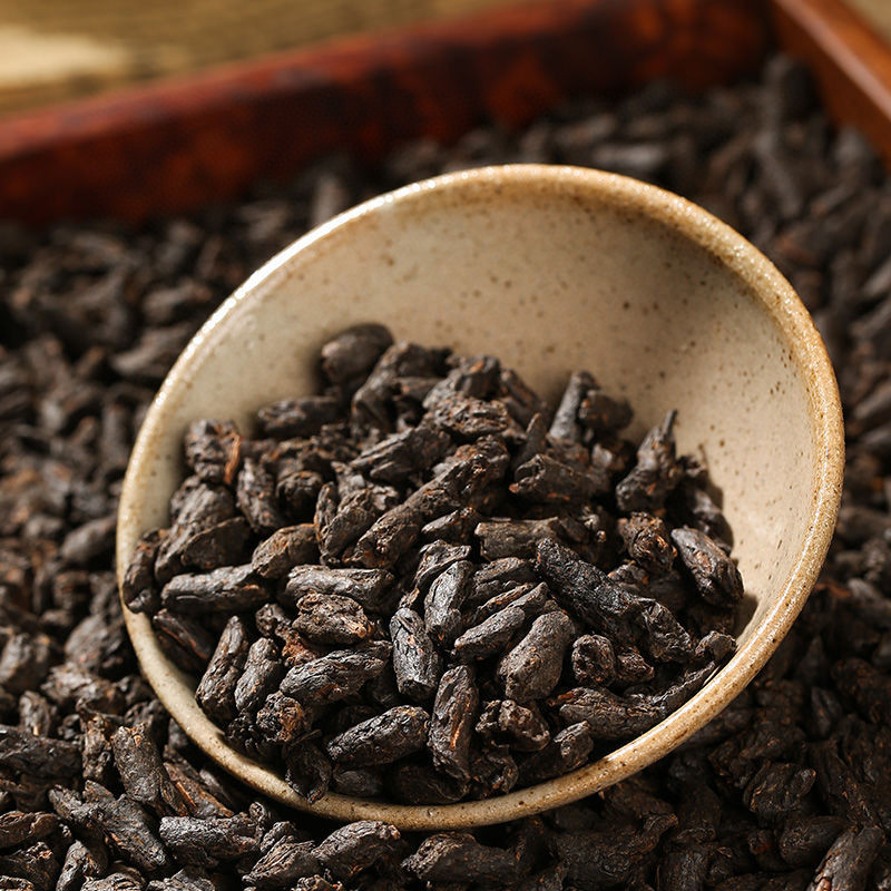 多档）1斤糯米香碎银子老茶头云南普洱茶茶化石熟茶礼盒