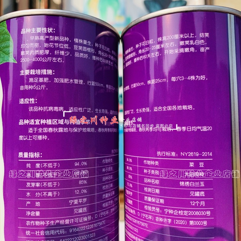 锦绣白兰玉架豆种子丰产早熟九粒白四季豆种子纤维少花白粒