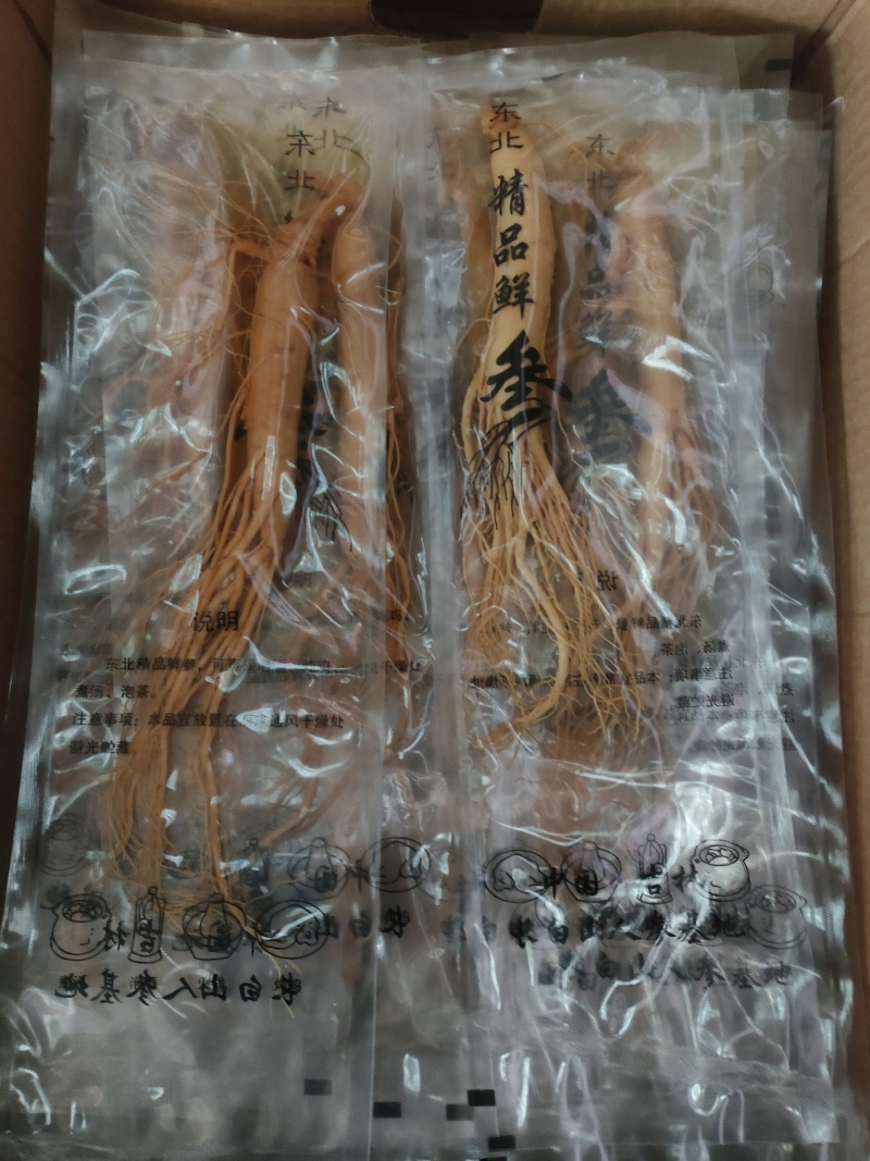 10支~15支一斤的保鲜参