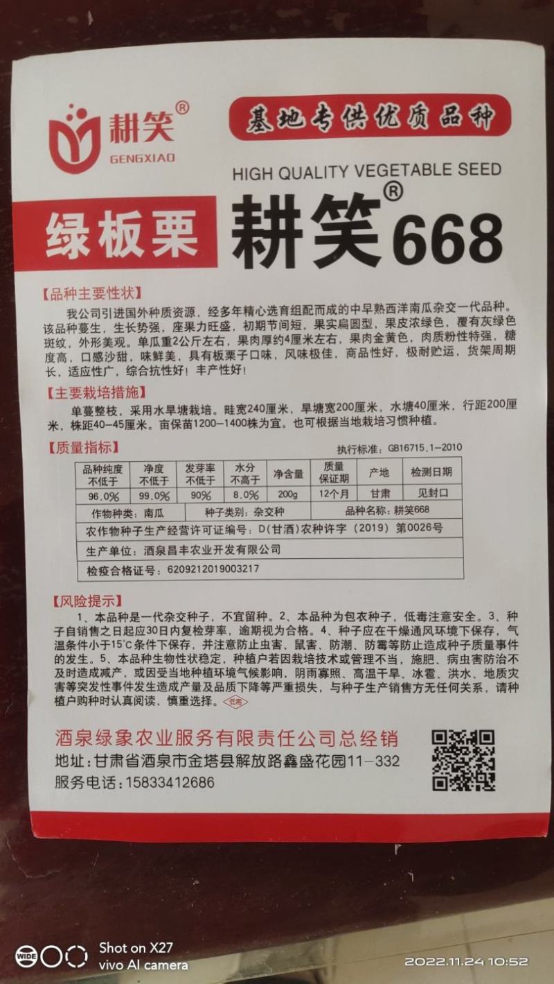 板栗南瓜种子爱碧斯新西兰甘肃育种批发200g大包装