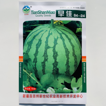 早佳8424西瓜种子新疆天山牌单果10斤，100克