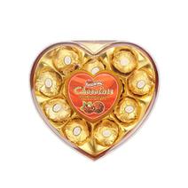 厂家批发外贸12粒心形巧克力礼盒情人节礼品生日礼物婚庆伴