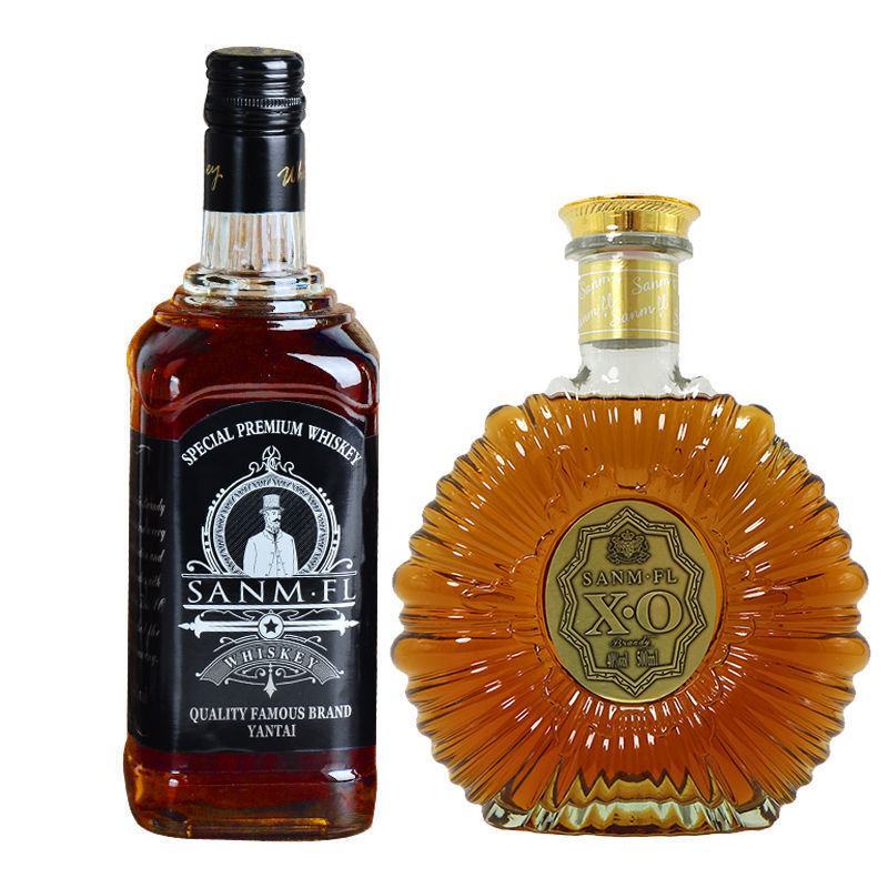 洋酒威士忌XO白兰地多规格组合烈酒鸡尾酒厂家批发包邮