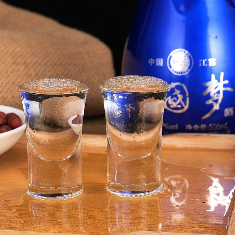 洋河镇中国梦仿皮箱浓香型白酒整箱52度酒水500mL*6