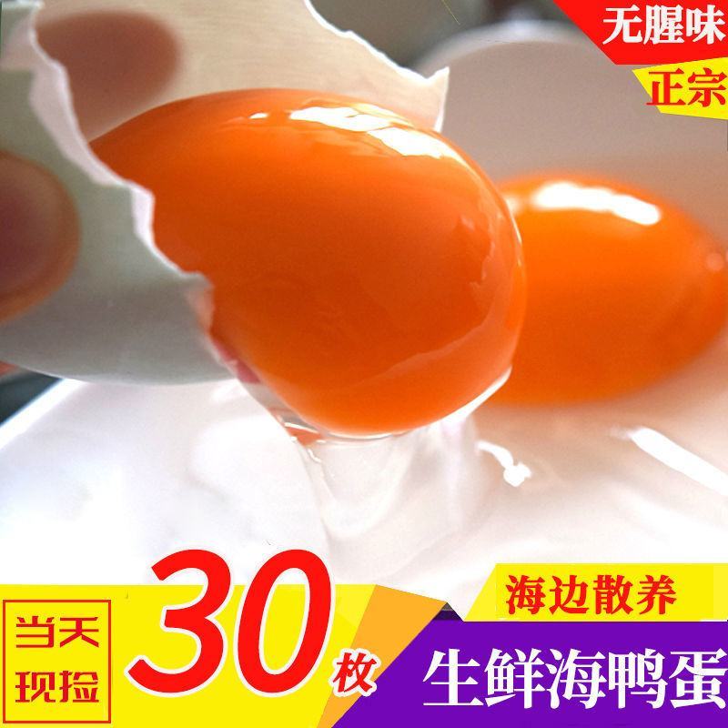 广西北海红树林生海鸭蛋生鸭蛋新鲜鸭蛋红心鸭蛋批发包邮