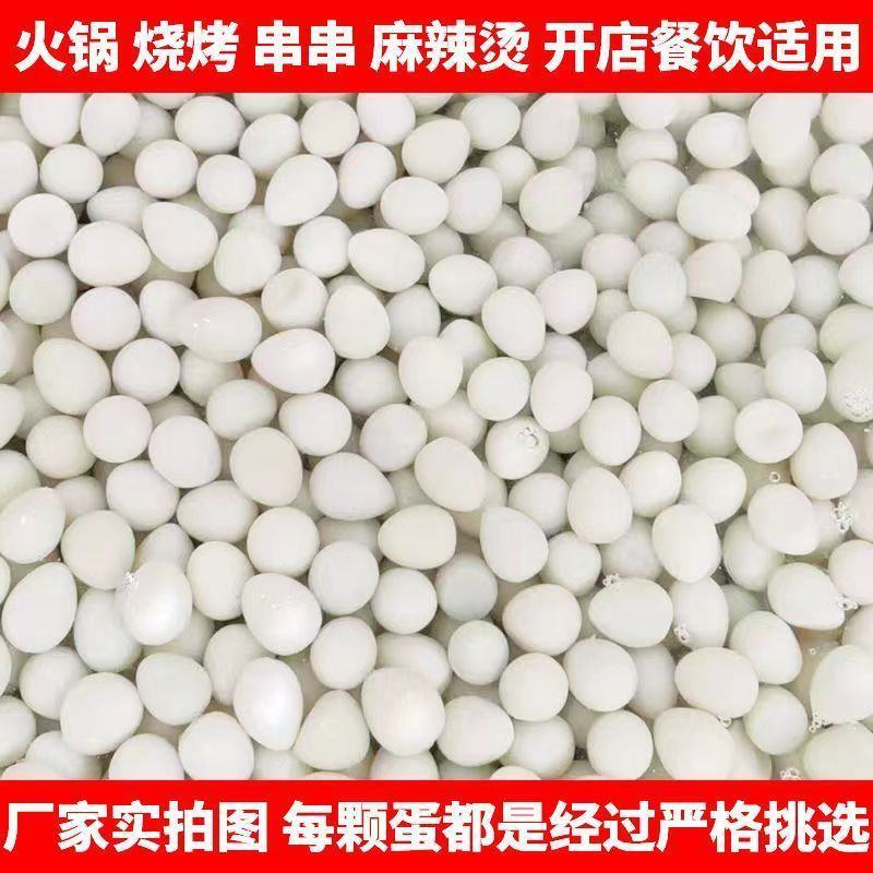 清水鹌鹑蛋串串火锅麻辣烫食材去壳去皮鹌鹑蛋商用600颗整