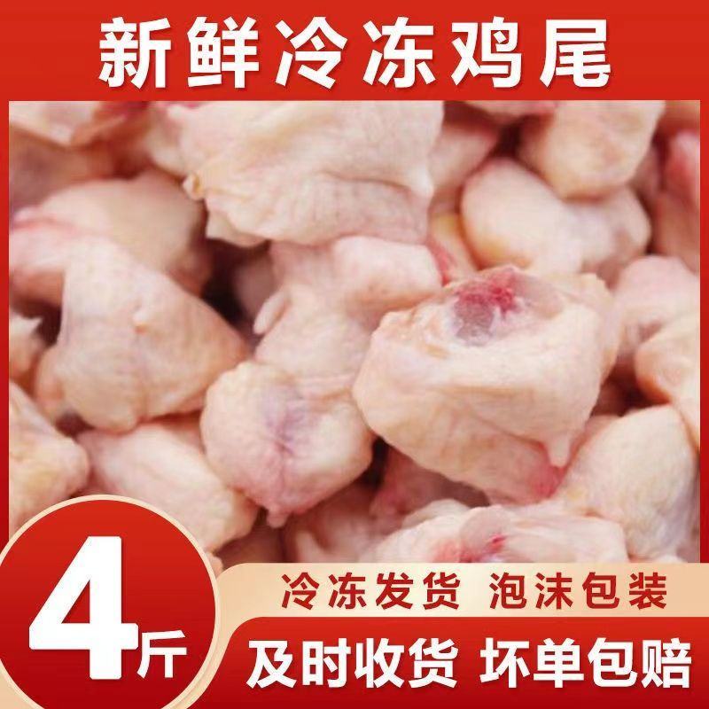 鸡屁股4斤现货速发冷冻鸡尾生鲜冷冻鸡尾巴鸡尖鸡凤尾串