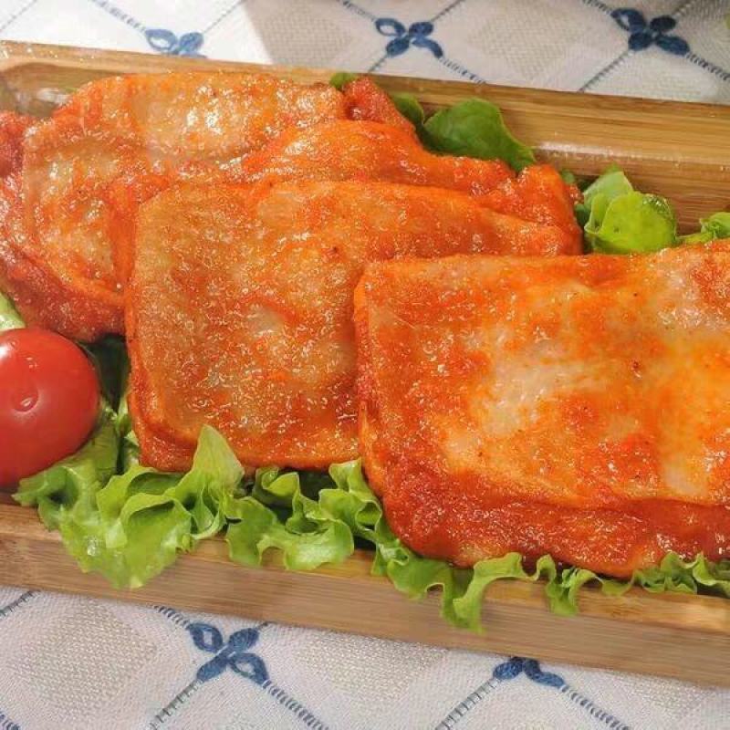 奥尔良去皮腿排10包100片整箱去皮鸡腿排冷冻半成品油炸