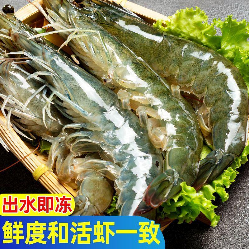 【盒装】青岛大虾国产整箱冰鲜大虾鲜冻虾鲜活新鲜大虾白对虾