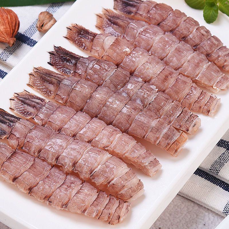 皮皮虾肉爬虾肉虾蛄肉琵琶虾饺子馅虾爬子肉虾海鲜熟冻真空半