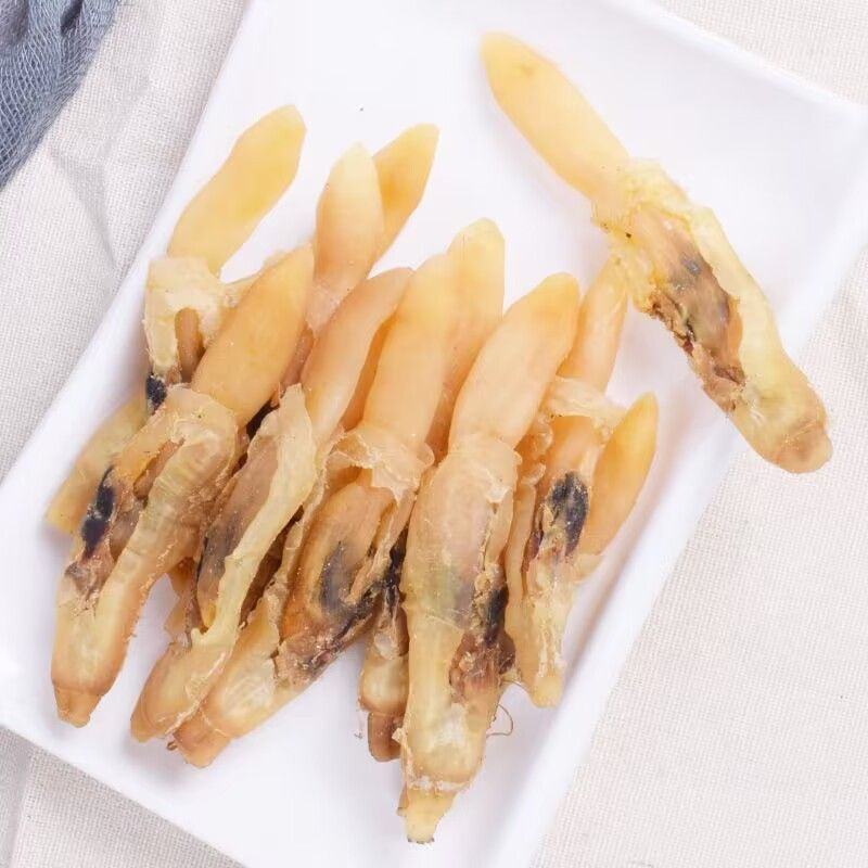 新货蛏子干海蛏干100克-500克淡晒海蛏子肉大蛏子肉干
