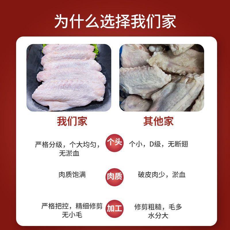 鸭翅中批发新鲜冷冻鸭翅鸭中翅生鸭翅膀20斤一整
