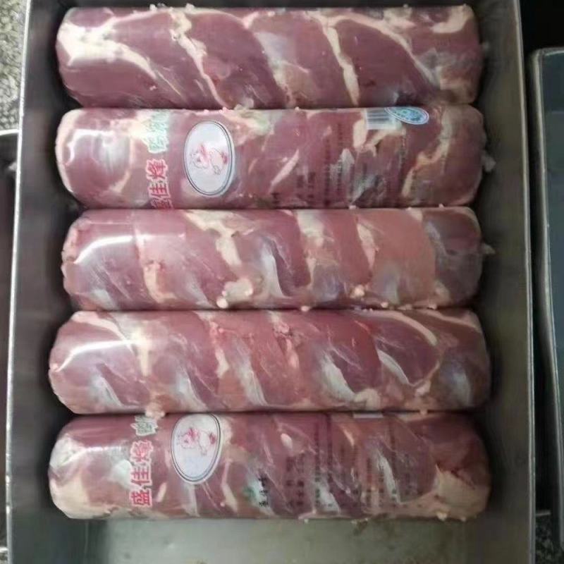 鸭肉卷新鲜鸭胸肉带皮鸭肉鸭肉卷刨片火锅卷烧烤片卷