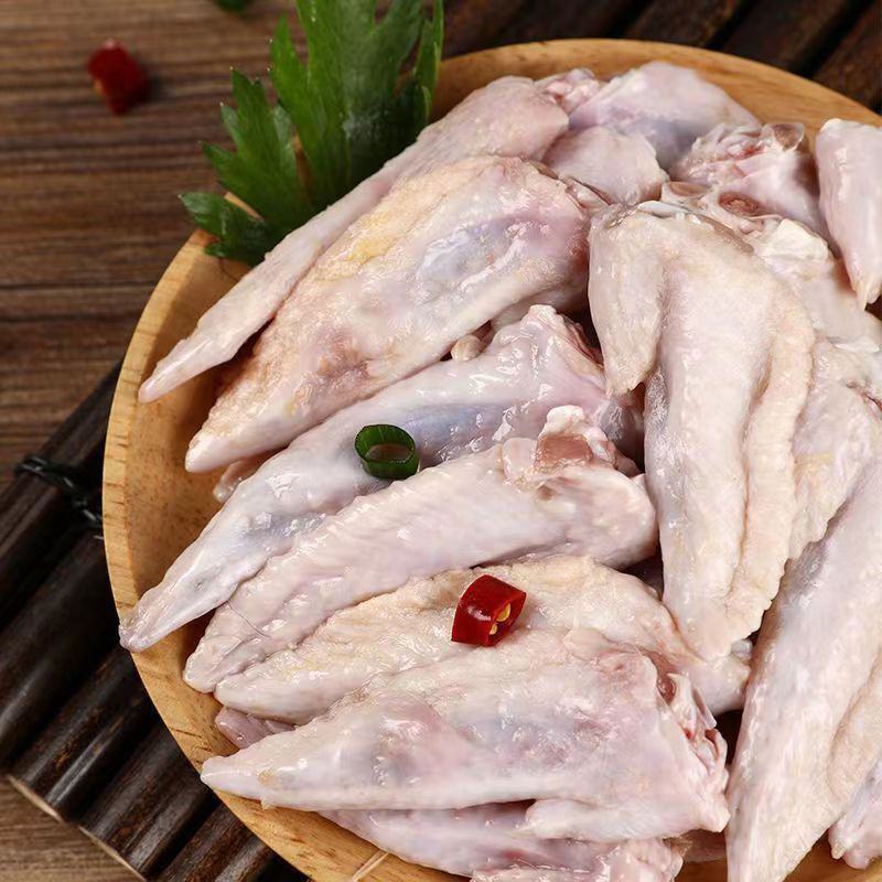 六和新鲜鸭翅尖冷冻鸭翅尖大号无毛整箱卤味烧烤食材批发商用