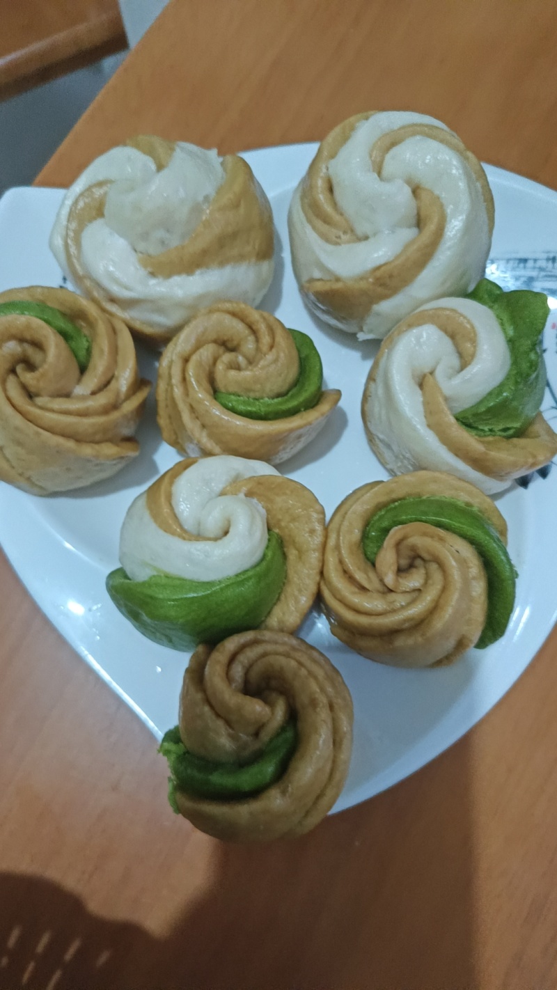 五彩果蔬饺子粉