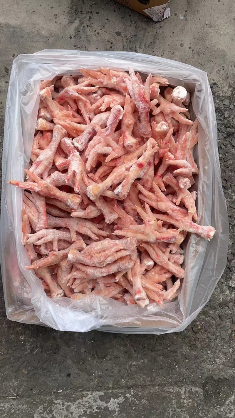 大量现货鸡爪、无骨鸡爪、爪骨，质优价廉量大优惠，厂家直销