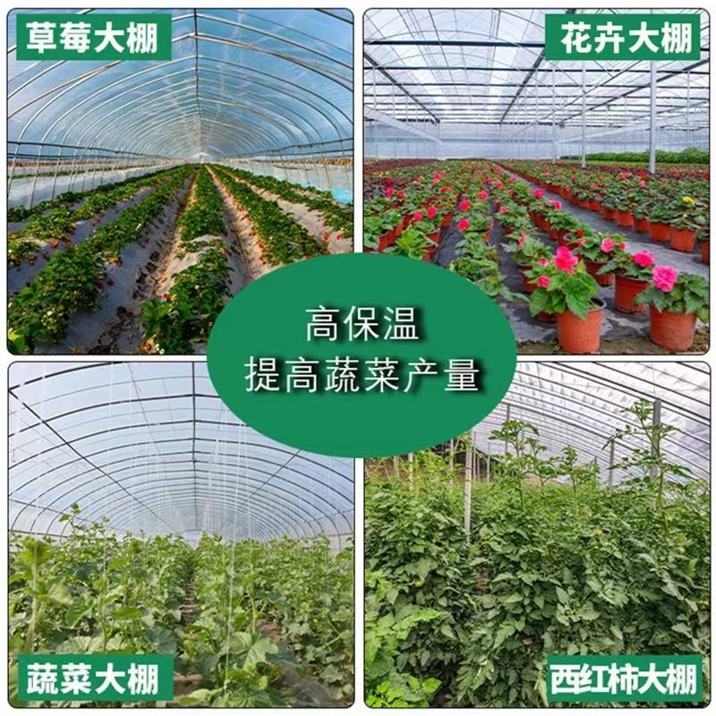 进口大棚膜无滴膜PO膜消雾加厚薄膜保温透明加厚种植塑料膜