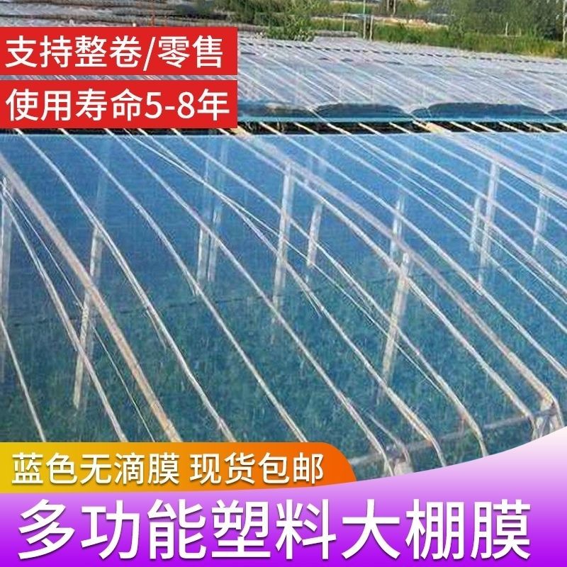 进口大棚膜无滴膜PO膜消雾加厚薄膜保温透明加厚种植塑料膜