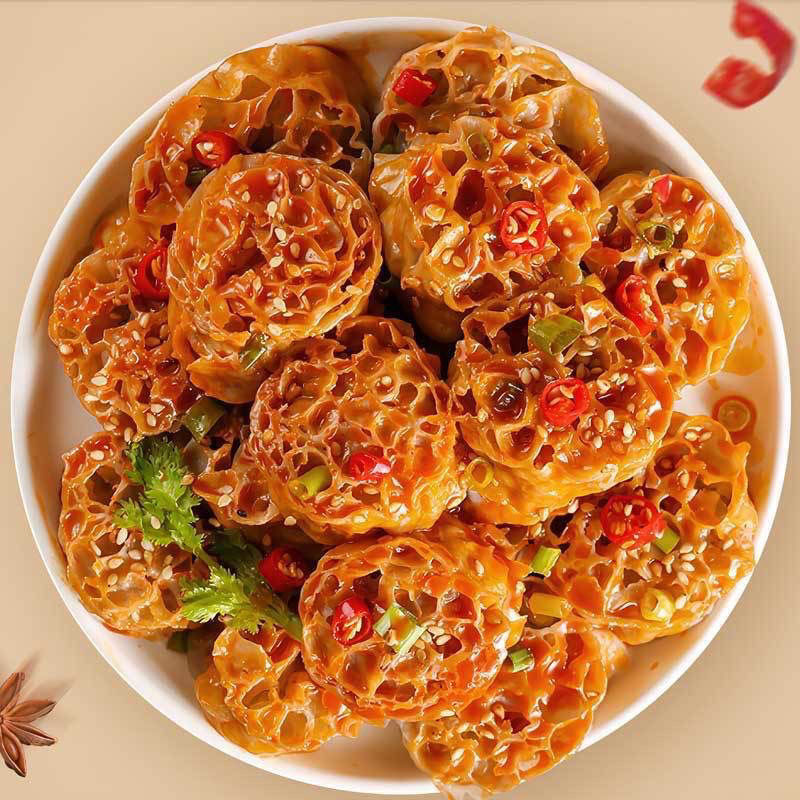 面偶面耦网红吸汁面藕素肥肠面藕圈筋素藕大袋装速食免煮凉拌