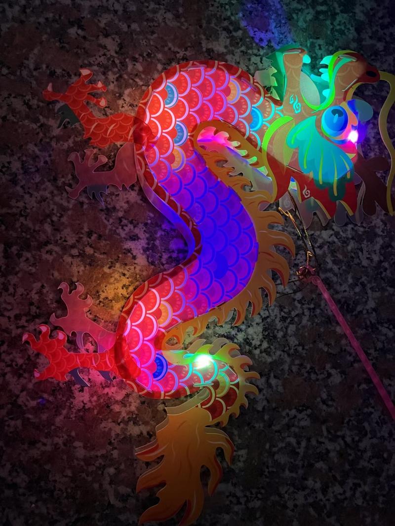 发光玩具手提龙灯中国神龙降福创意花灯地摊夜市