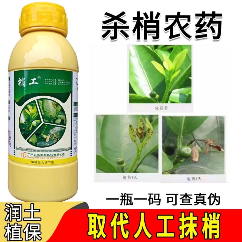 农泰梢工6%乙氧氟草醚捎工柑橘杀梢专用控梢剂生长调节剂