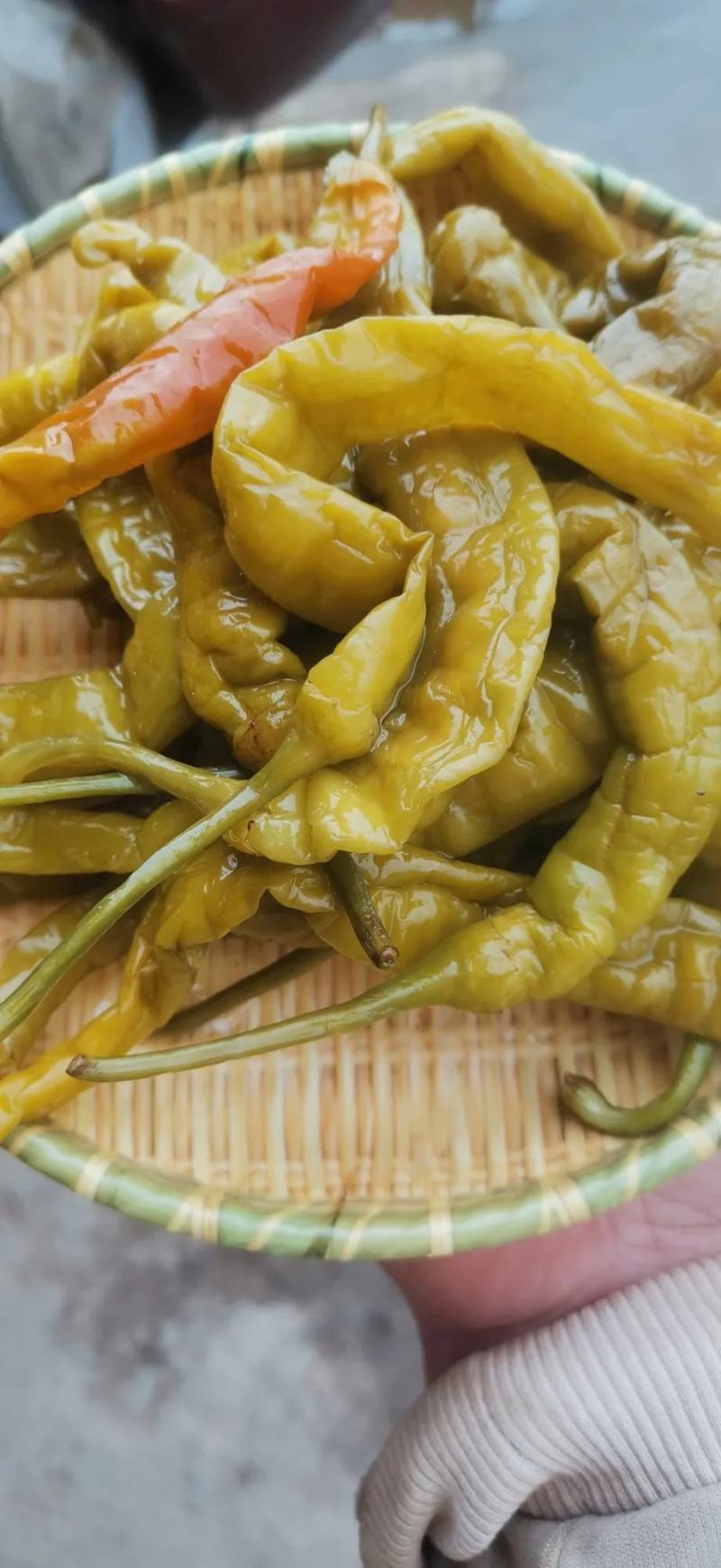 【泡菜】酸辣椒，泡辣椒半成品湖南当地特色
