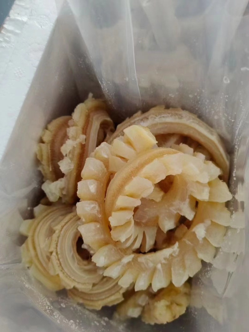 机器压花牛鞭花