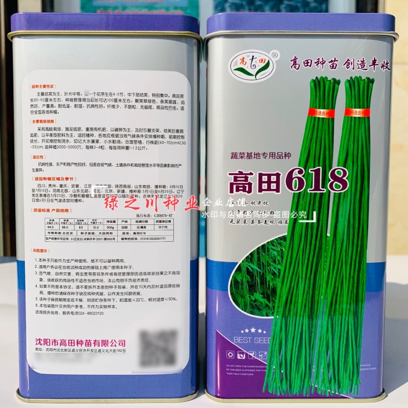 高田618长豆角种子深绿条豇豆种子耐低温耐湿黑眉豆角种籽