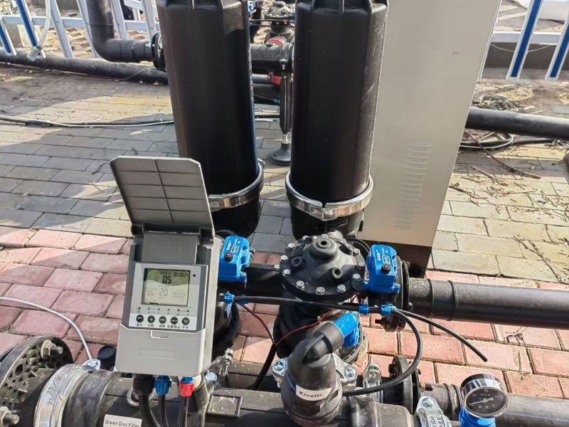 手动自动反冲洗砂石过滤器农用滴灌碟片过滤器河水砂质水过滤