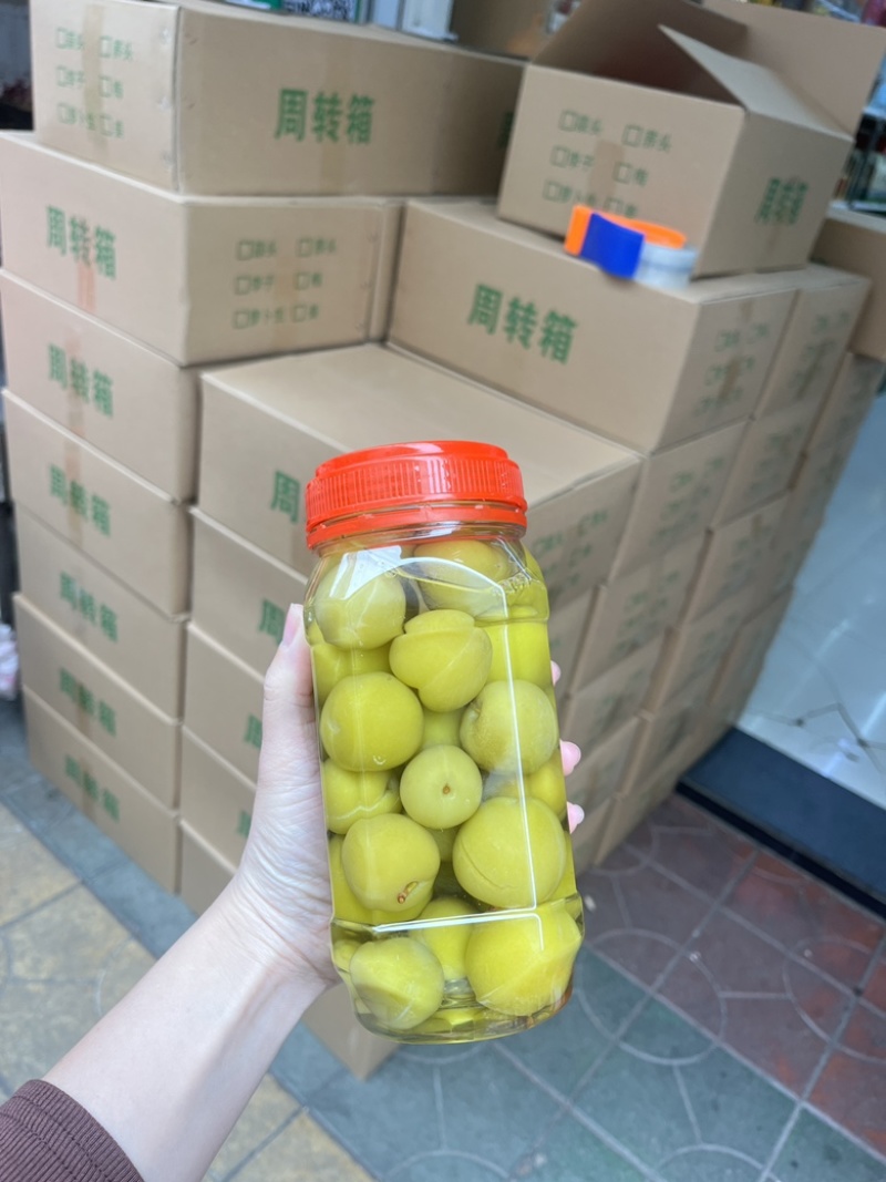 农家腌李子脆李一瓶2斤一箱24瓶酸辣好吃质量保证加钱美丽
