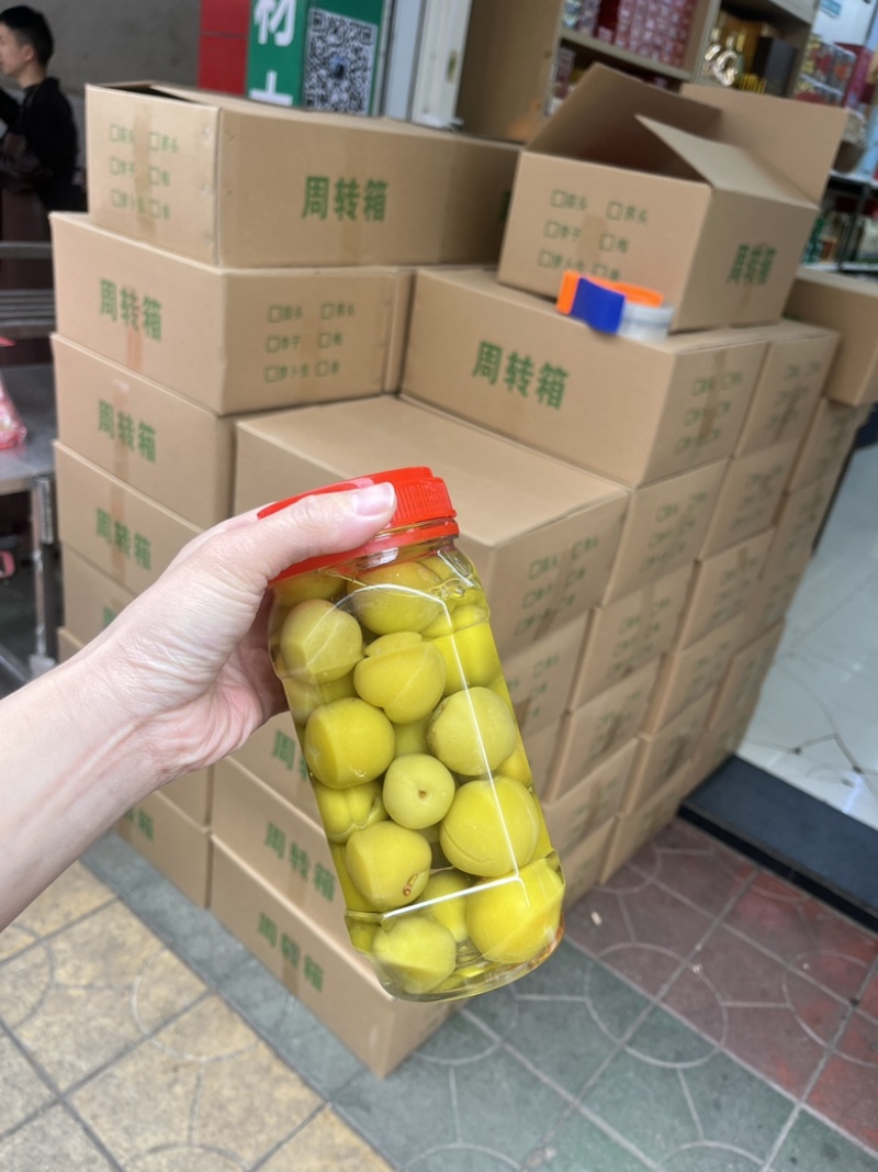 农家腌李子脆李一瓶2斤一箱24瓶酸辣好吃质量保证加钱美丽