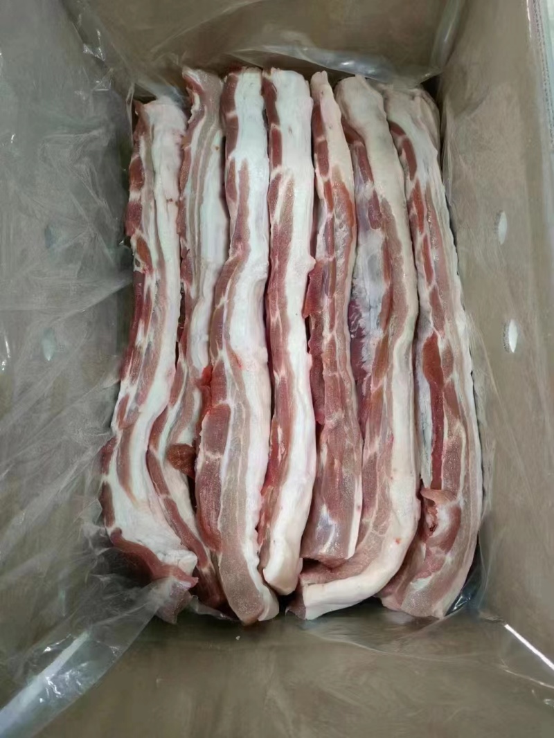 带皮五花肉条新货手续齐全厂家直发量大价优