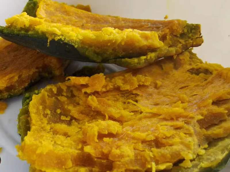 鸡肉炖南瓜成品图