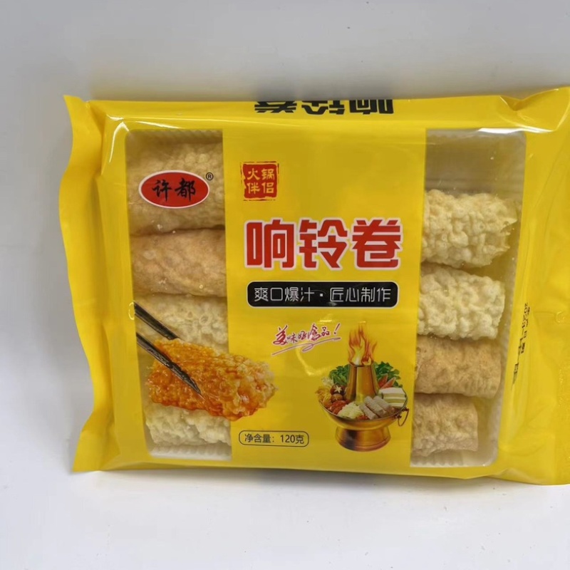 豆腐卷油炸火锅配菜