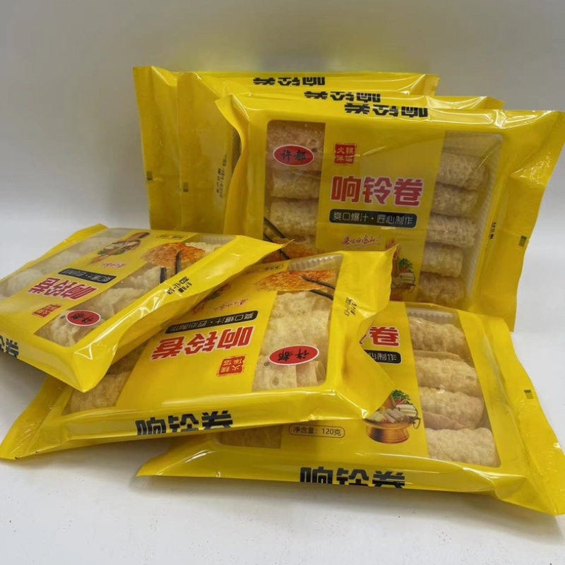 豆腐卷油炸火锅配菜