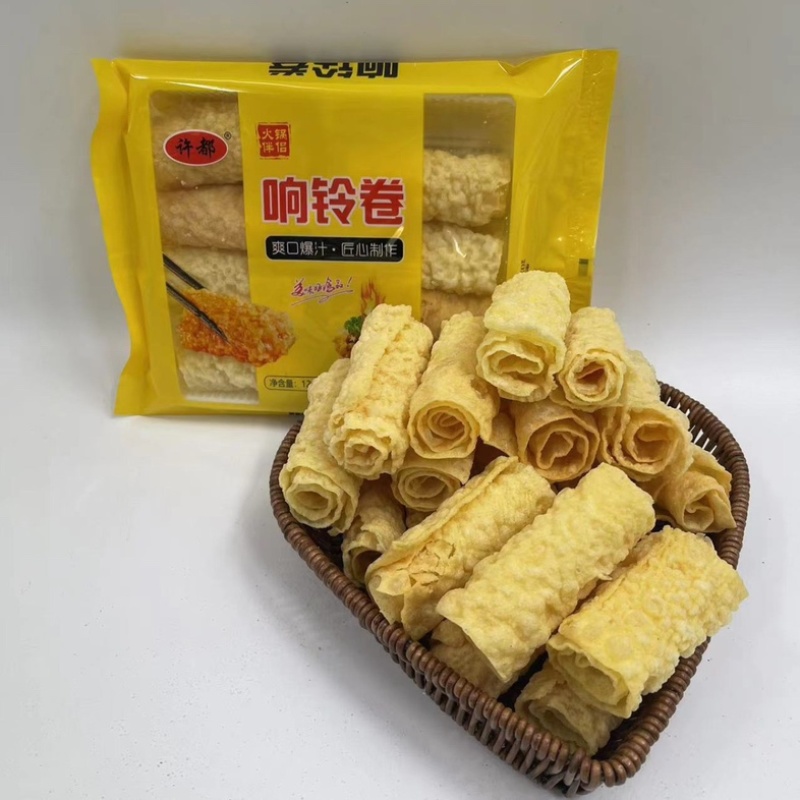 豆腐卷油炸火锅配菜