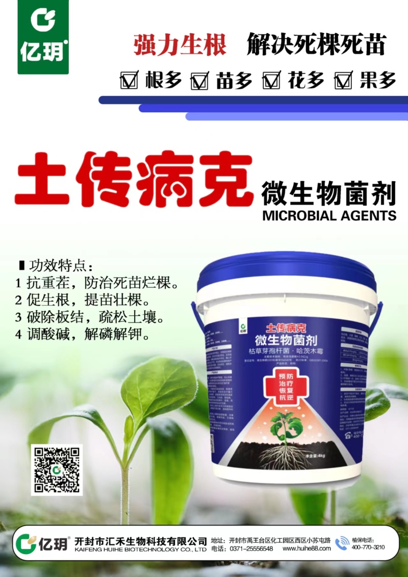 土传病克微生物菌剂哈茨木霉抗逆解害活化土壤