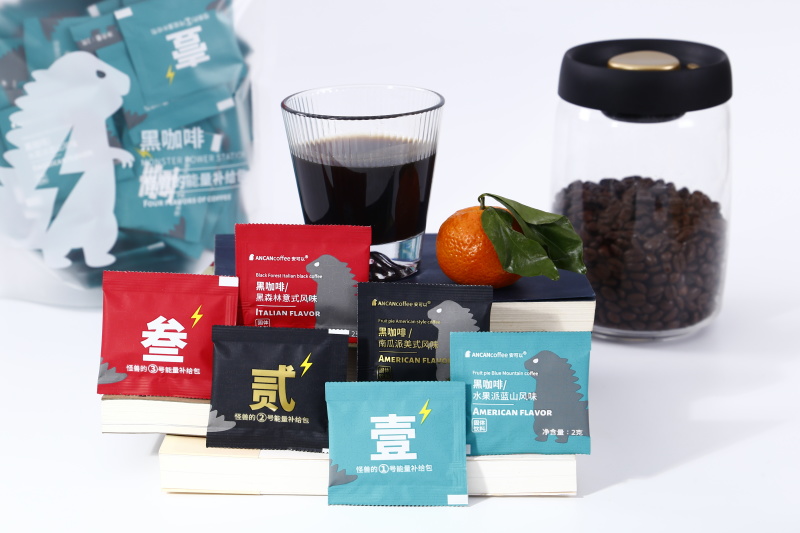 速溶黑咖啡，三合oem代加工，0.2毛一条。量大可谈