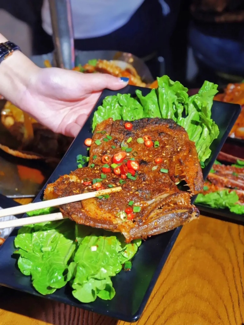 蝶鱼尾蝶鱼头烧烤食材碟鱼头碟鱼比目鱼头比目鱼尾