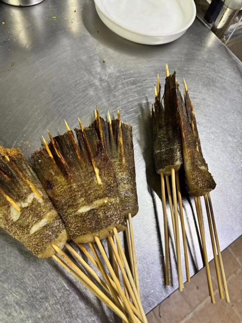 蝶鱼尾蝶鱼头烧烤食材碟鱼头碟鱼比目鱼头比目鱼尾
