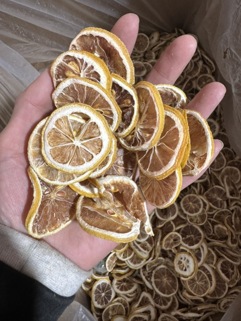 柠檬片实物拍摄中药花茶柠檬片柠檬干货柠檬片干货