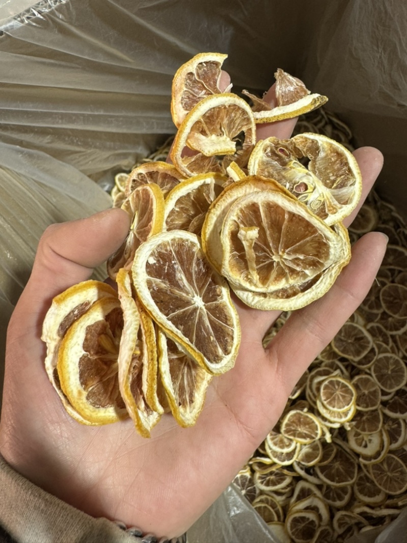 柠檬片实物拍摄中药花茶柠檬片柠檬干货柠檬片干货