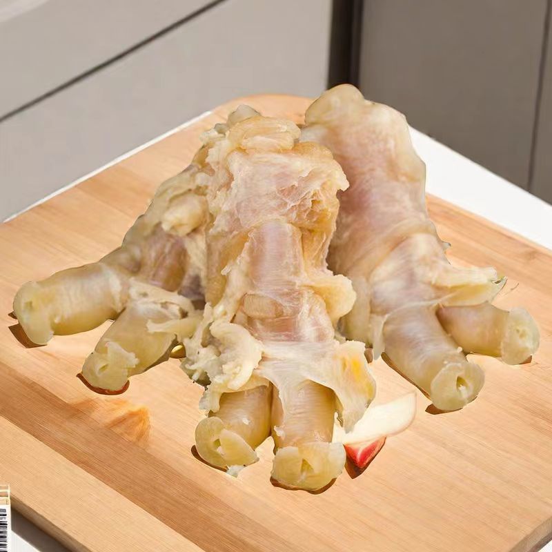 精品牛蹄筋纯主筋无添加原味半熟牛蹄筋扣扣弹弹无骨无皮欢