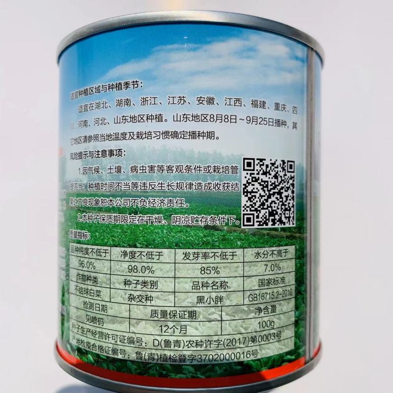 青硕黑小胖青梗菜种子黑叶苏州青种子矮萁黑绿青菜种籽油菜种