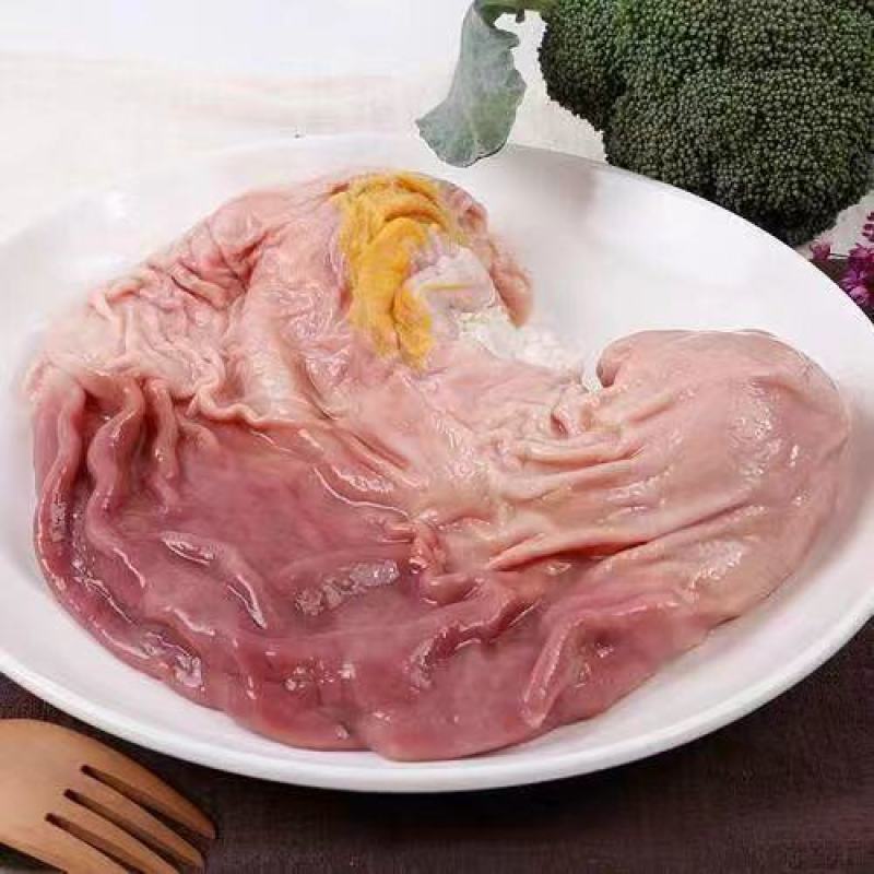 精品猪肚独立包装无冰净重95%一个在1斤左右一个跑山猪肚