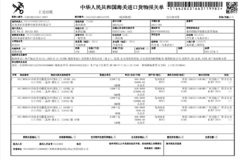 泰国金枕头榴莲（液氮鲜果）一件代发一手货源质量保证