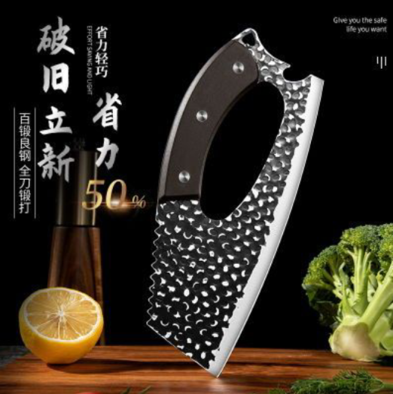 新款切菜刀家用超快女士省力切片刀多功能手工锻打切肉刀厨