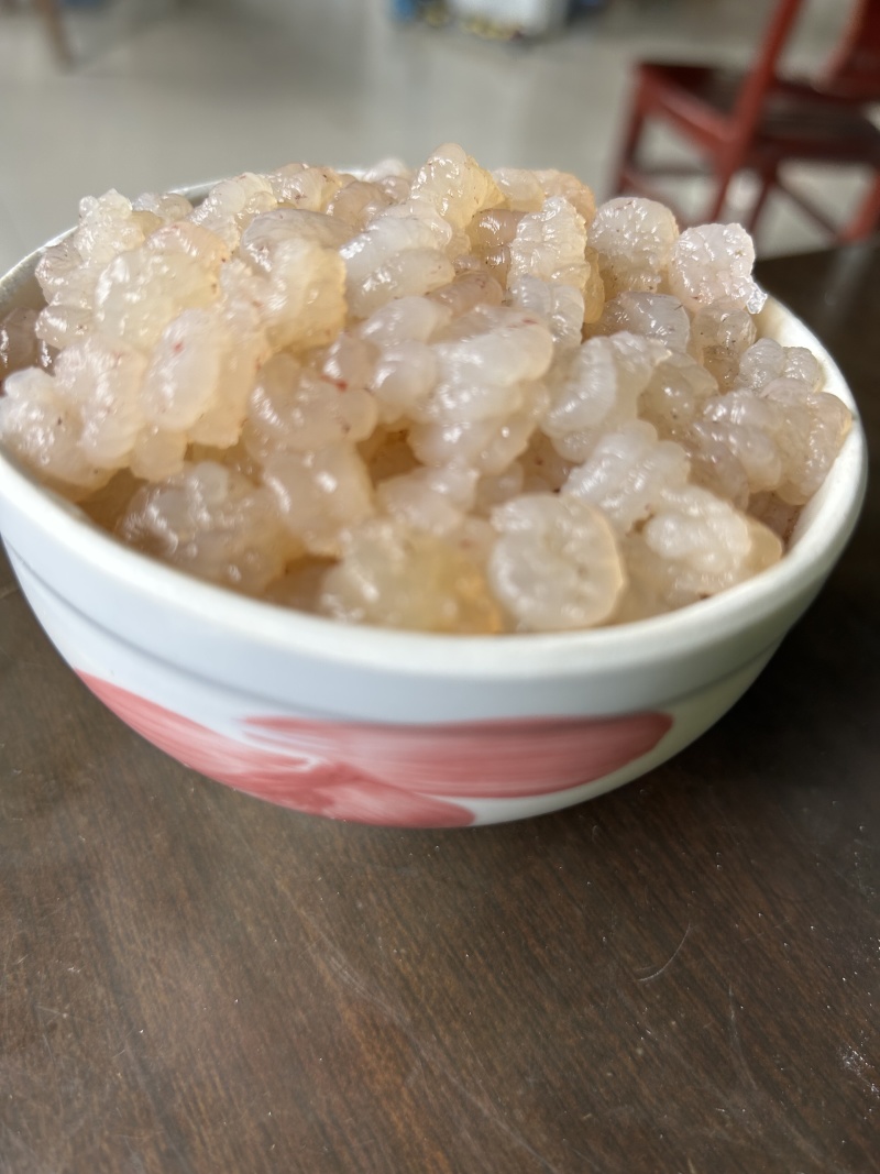 邱古老速冻龙虾仁，10斤虾子出1斤虾仁250净重，